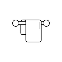 Icon a towel, isolated against a clean background.