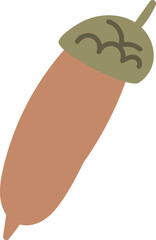 Simple Acorn Drawing