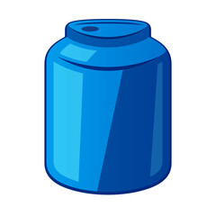 Water storage tank vector isolated illustration