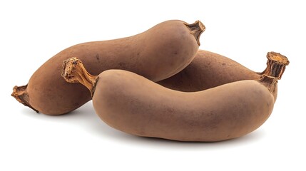 Healthy dried tamarind pods close up macro image organic tropical fruit isolated background natural superfood image