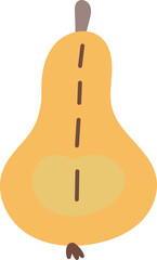 Abstract Pear Drawing