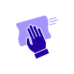 Icon a wipe, isolated against a clean background.