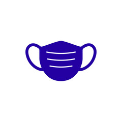 Icon a mask, isolated against a clean background.