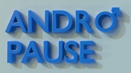 A 3D rendering of the word 