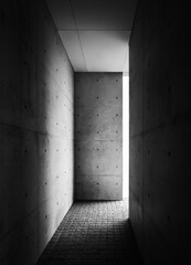 Architecture details Cement concrete wall building Corridor Shade shadow lighting contrast