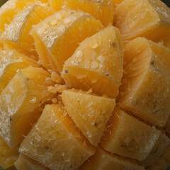 slices of mango view
