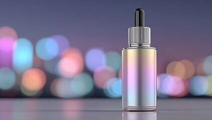 Iridescent Serum Dropper Bottle