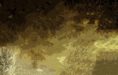 Abstract gold textured background creating a gradient effect