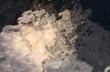 Abstract textured background with beige and black colors creating a distressed effect