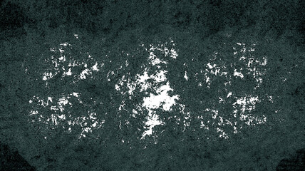 The aged texture of the green background with white spots and irregularities