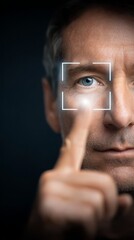 Man with finger on nose, a study of body language and nonverbal communication intriguing.