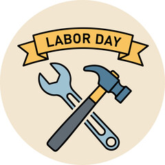 labor day icon illustration