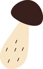 Mushroom with Simple Shapes