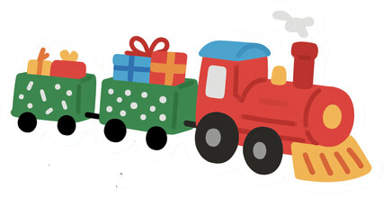 Festive Christmas Train