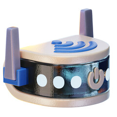 router 3d render icon, Technology and Computer illustration