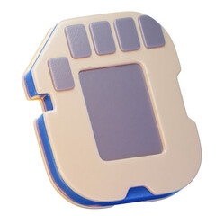 SD Card 3d render icon, Technology and Computer illustration