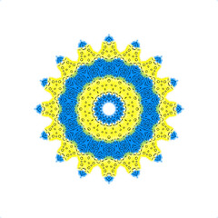 Abstract color shape