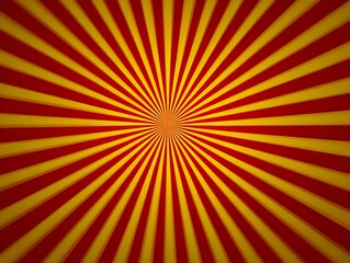 vermilion and saffron radiating composition  
