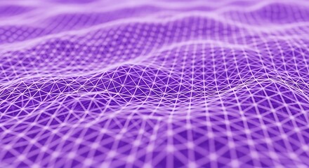 Purple Network Pattern Background.