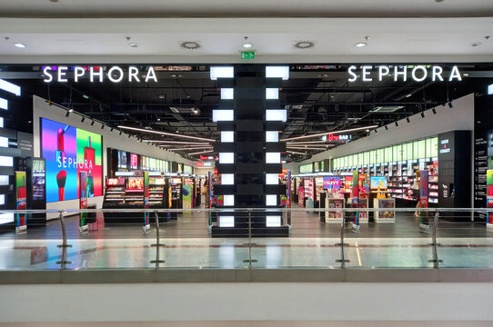 Prague, Czech Republic - 17 July 2025: Sephora store in a shopping mall.