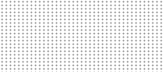 Seamless geometric pattern with plus and cross symbols background.
