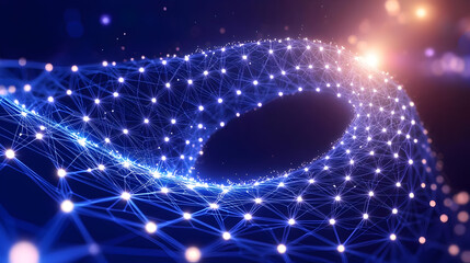 Abstract Glowing Network Design