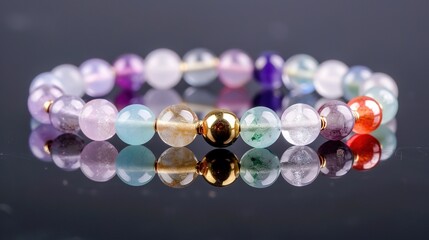 Crystal Bracelets: Handcrafted Natural Gemstone Jewelry – Amethyst, Rose Quartz, Clear Quartz. Healing Properties, Stylish Designs for Daily Wear. Adjustable Sizes, Ideal Gifts for Her & Him. Sparklin