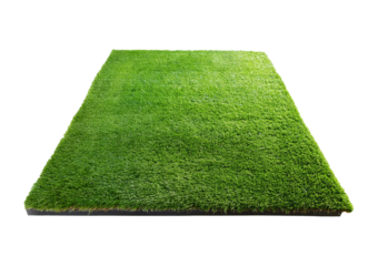 Astro turf floor Isolated on Transparent or White Background.