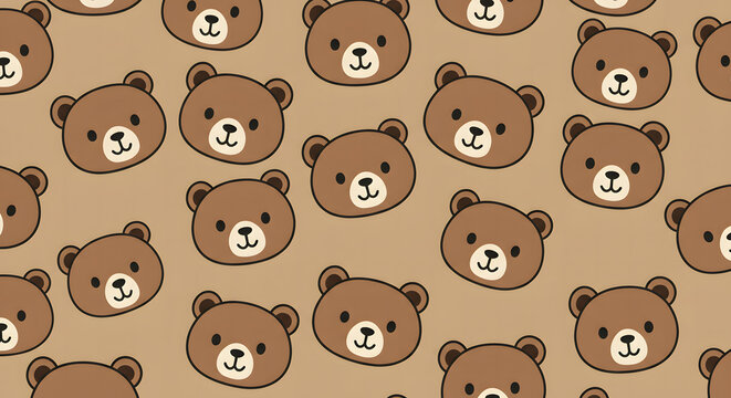 Cute cartoon bear wallpaper background
