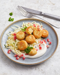 Potato and cabbage croquettes