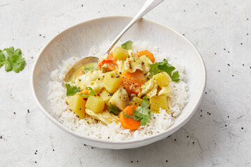 Indian vegetable curry