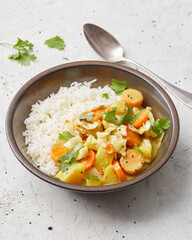 Indian vegetable curry
