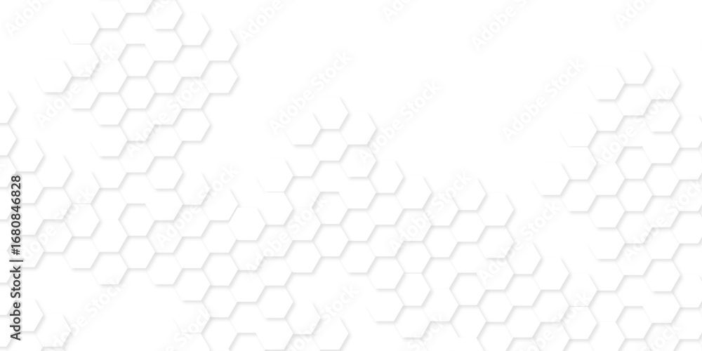 Poster background with hexagons . abstract background with lines . white texture background . hexagon abstr