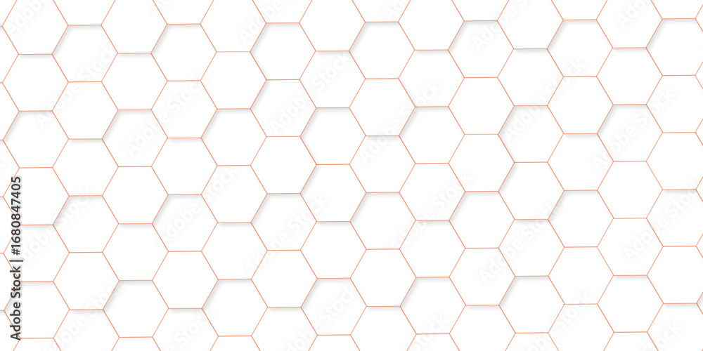 Poster background with hexagons . abstract background with lines . white texture background . hexagon abstr