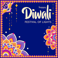 Mandala Corners Festival Diwali Design