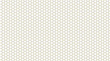 Honeycomb hexagon background, seamless geometric texture vector design.
