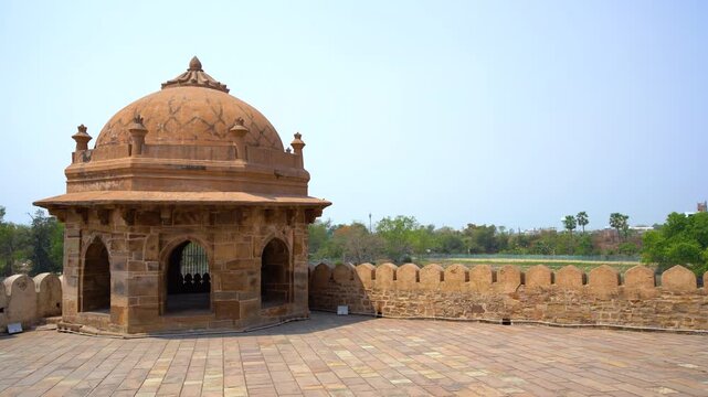 Sher Shah Suri Tomb in Sasaram, Bihar, India, A Historic Islamic Monument