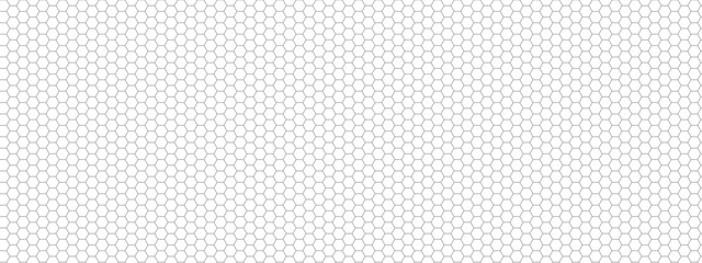Seamless hexagon honeycomb pattern, geometric cube mesh grid texture abstract background vector design.