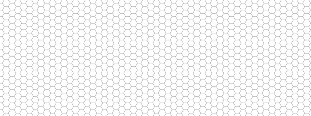 Seamless hexagon honeycomb pattern, geometric cube mesh grid texture abstract background vector design.