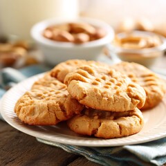 Yummy peanut butter cookies