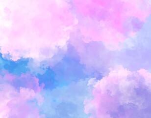 Pastel sky cloudscape