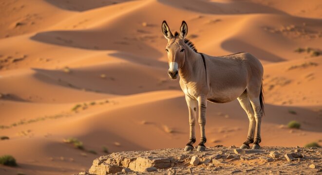 African Wild Ass in the Namib Desert