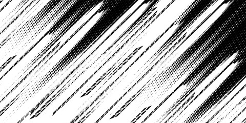 Grunge tire track, wheel braking marks. Truck, car or motorcycle tread pattern silhouette. Auto race, motorsport, speed racing design element. Vector illustration © ANDRI