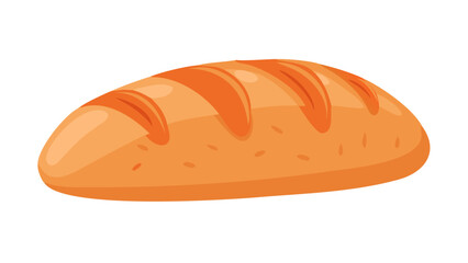 Fresh loaf of bread bakery food
