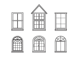 Window Line Art Design