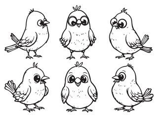 Canary vector line art 