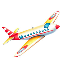 airplane isolated on white