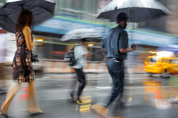rainy day motion blur