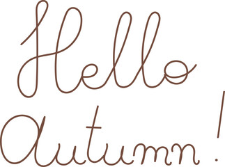 Elegant Autumn Greeting Text