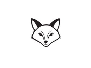 Fox line art illustration